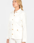 VESTE WORKWEAR ARIANE CRÈME VESTE SPORTSWEAR KOOKAI Mode Kookai