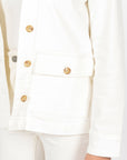 VESTE WORKWEAR ARIANE CRÈME VESTE SPORTSWEAR KOOKAI Mode Kookai