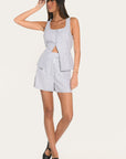 VESTON - AUGUSTA - BLEU RAYE CHEMISIER NEW KOOKAI Mode Kookai