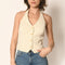 VESTON - ECRU - AERIN TOP NEW KOOKAI Mode Kookai