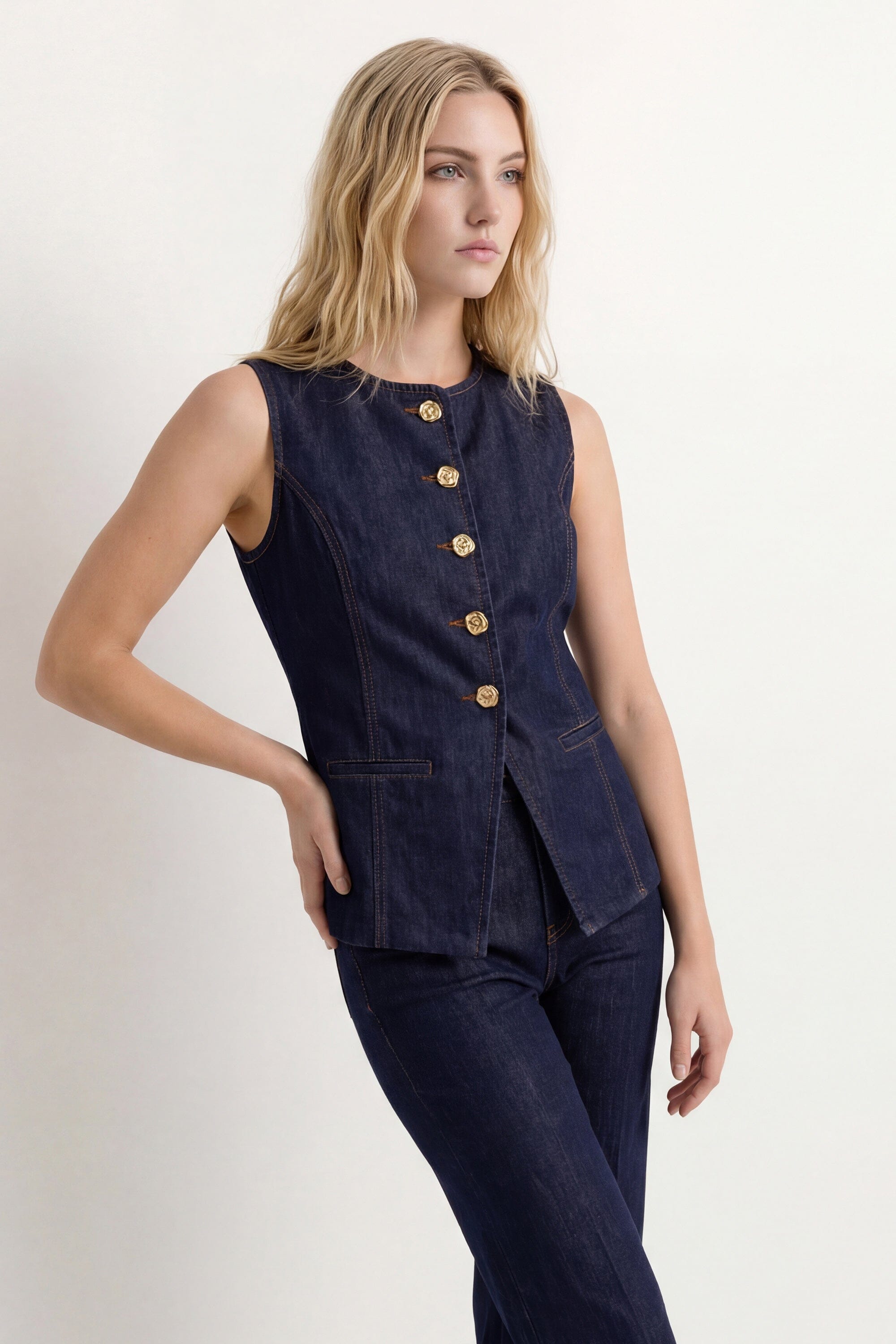 VESTON LONG - CYRIELLE - BRUT TOP NEW KOOKAI Mode Kookai