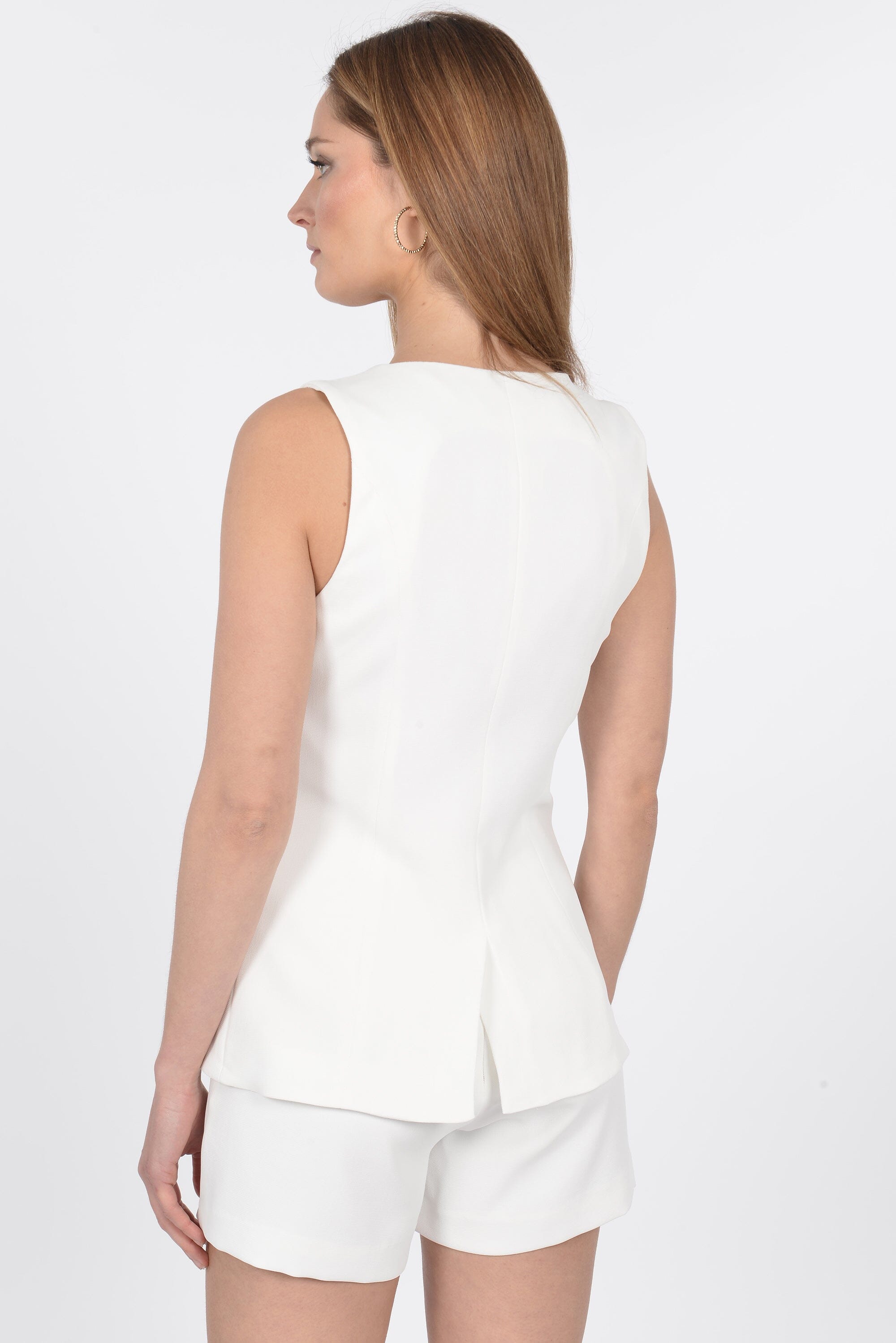 VESTON LONG KOBE NATURAL WHITE CHEMISIER KOOKAI Mode Kookai