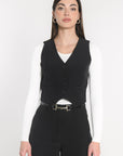VESTON MATHILDA NOIR VESTE KOOKAI Mode Kookai